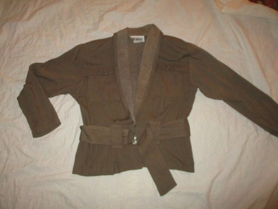 Metropole belted safari style jacket - image 10