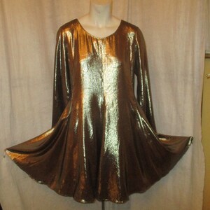 J. Crew Gold Metallic Sample Dress
