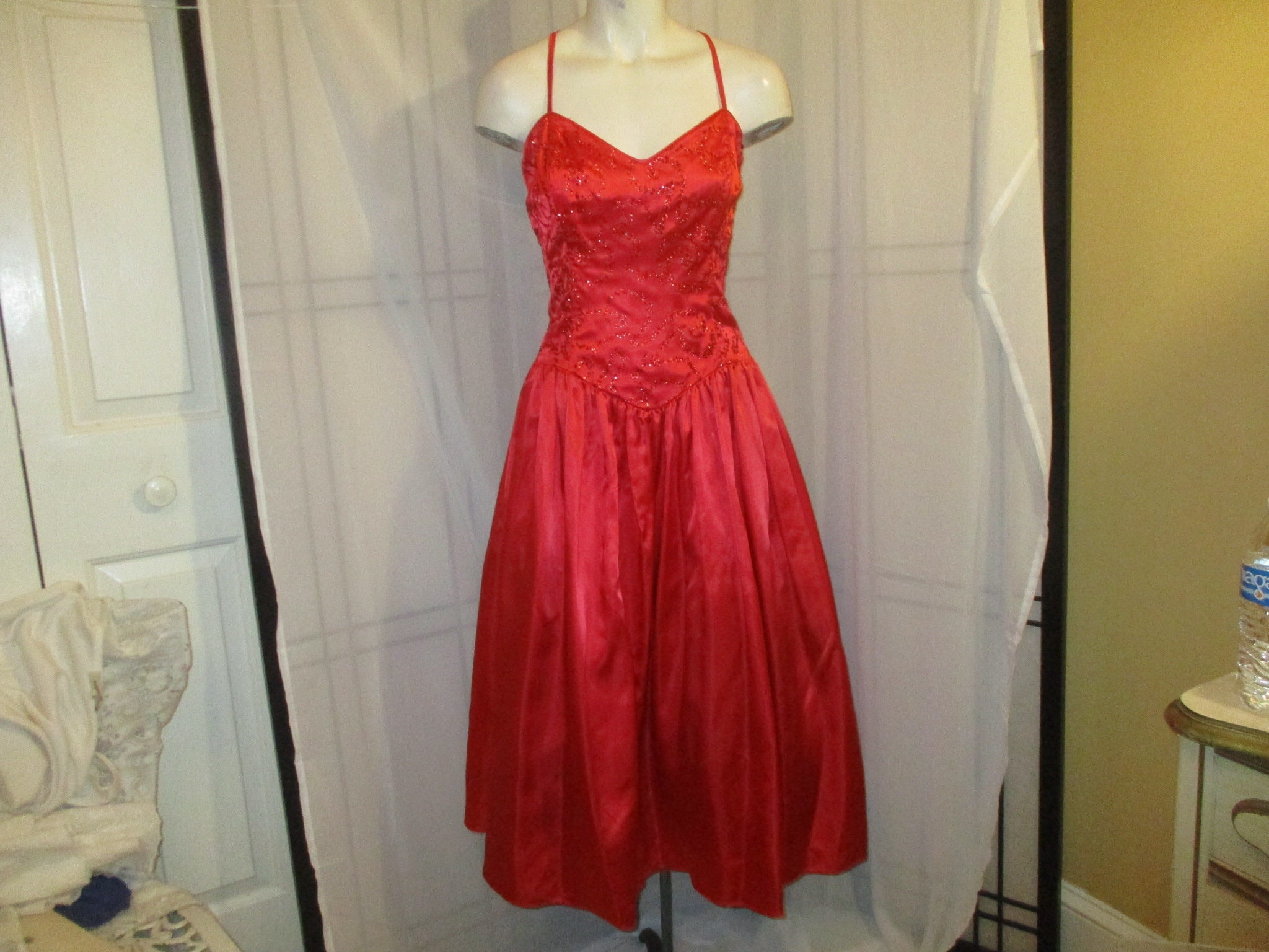 Vintage Gunne Sax by Jessica Mcclintock Red Size 6 - Etsy