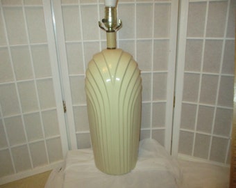 Art Deco tall vintage retro modern ceramic table lamp base