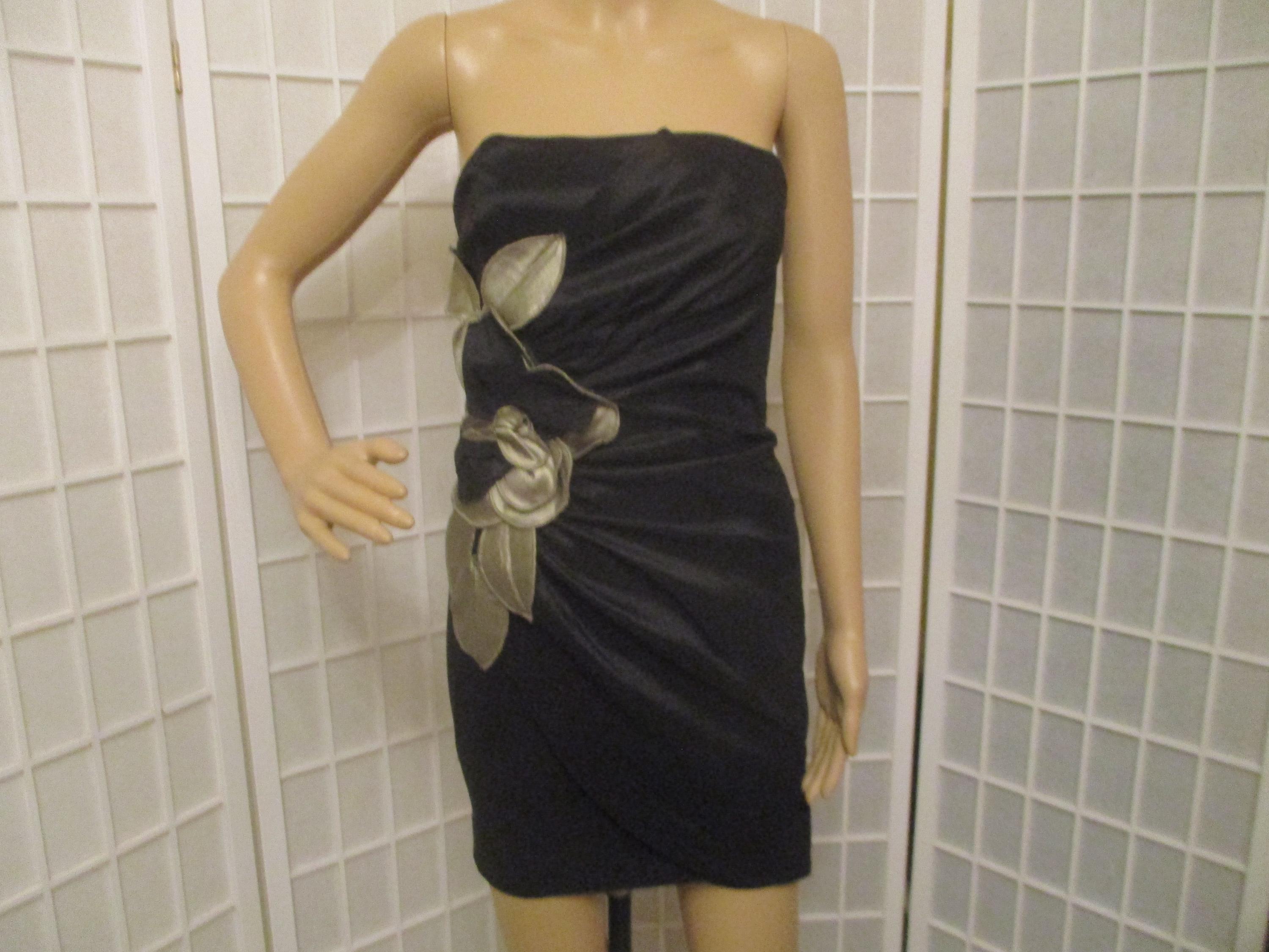 cache short dresses Cache Strapless Stretch Mini Cocktail/party Dress