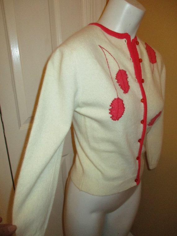 Stefano 3/4 sleeve cardigan sweater - image 4