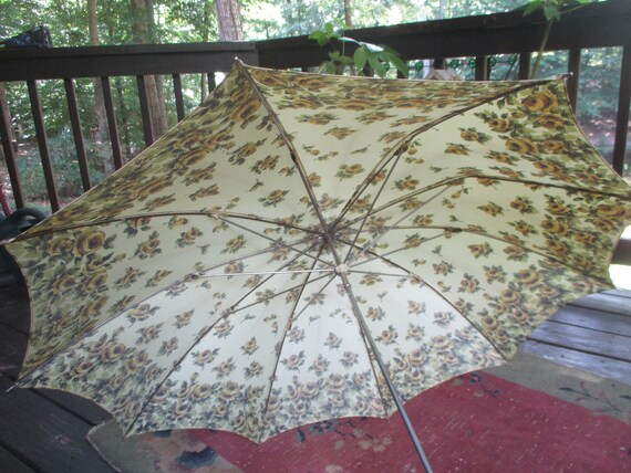 floral print umbrella - image 3