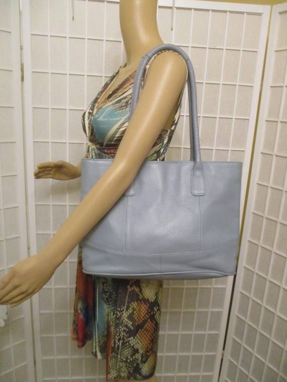 Ameri Leather pebbled leather tote bag - image 2