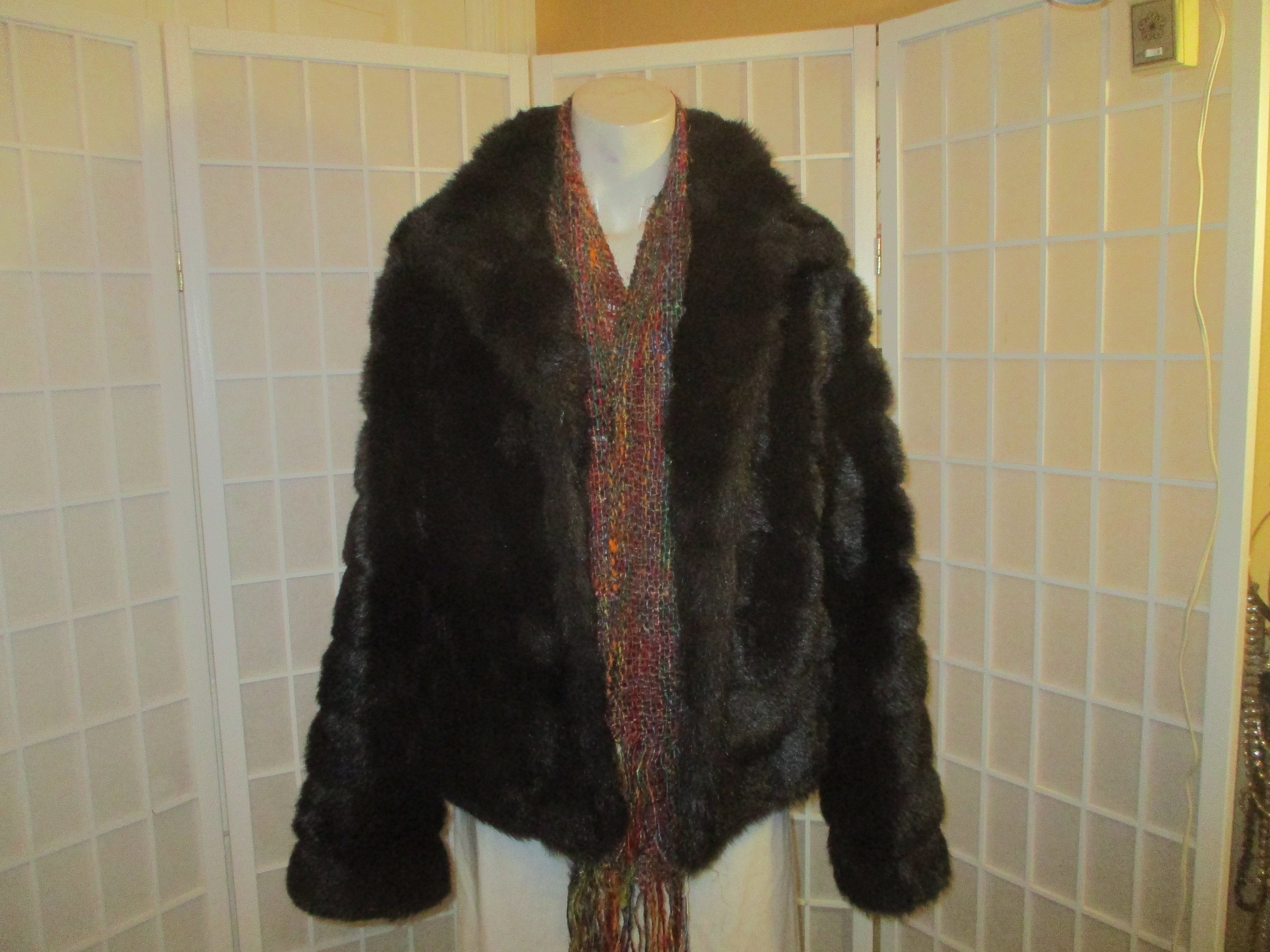 Veste Femme En Fausse Fourrure Nine West - Taille S - Style Vintage - Neuve Avec étiquettes