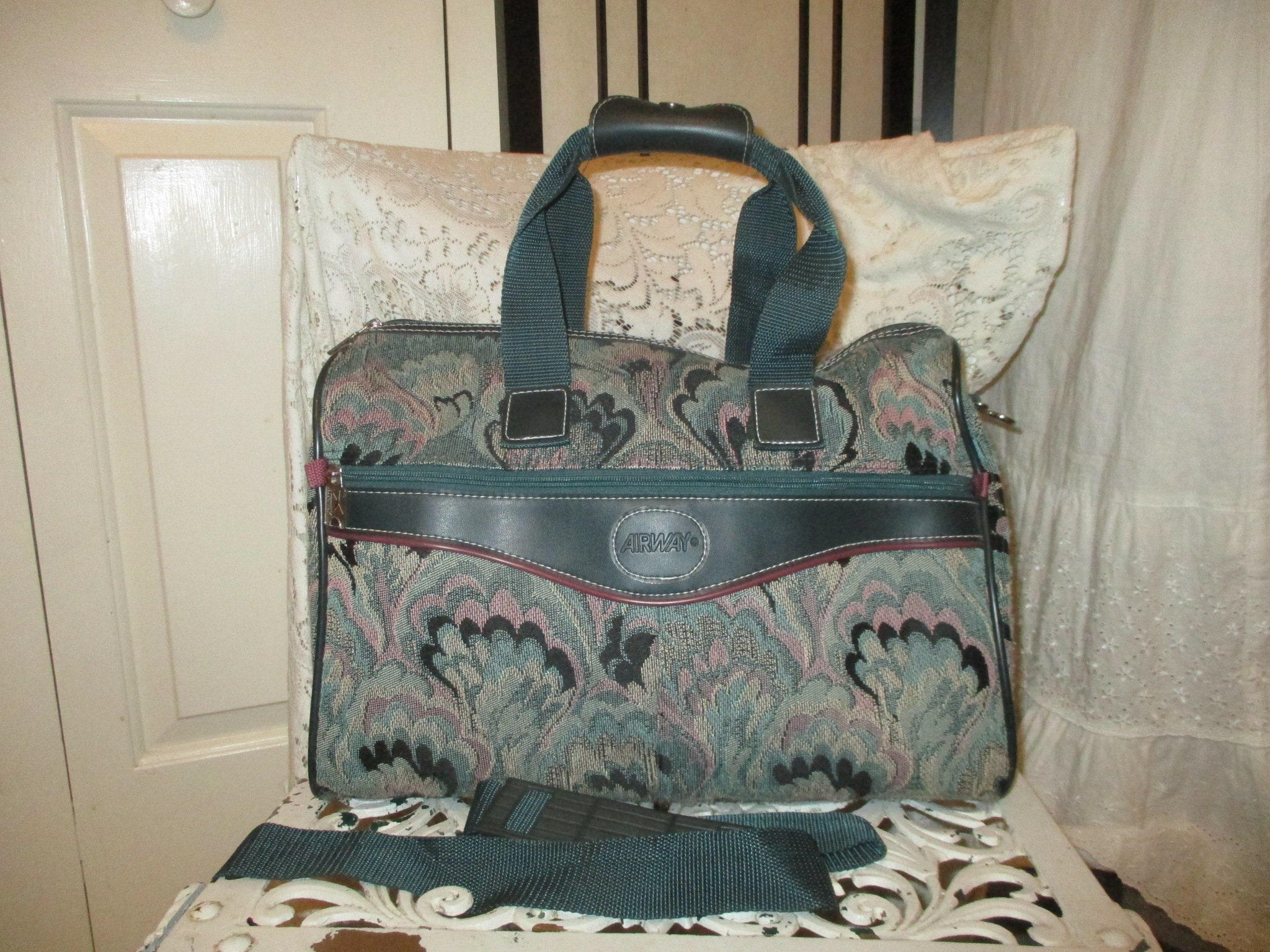 Airway Tapestry Weekend travel carry On duffle Bag Etsy Ireland