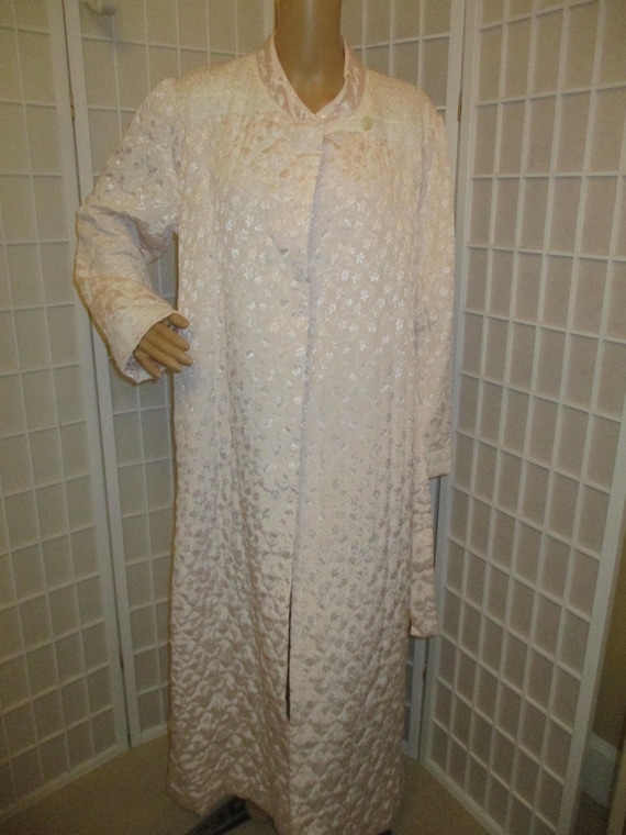 Christian Dior quilted belted wrap long robe - Gem