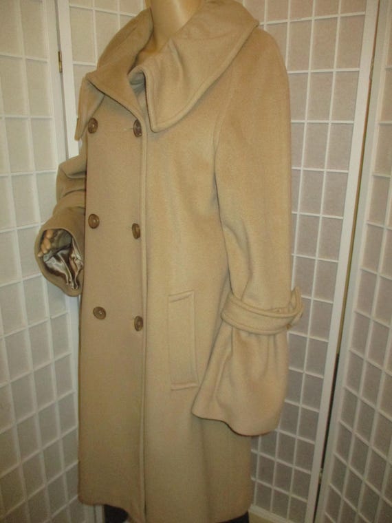 George Simonton wool/cashmere double breasted coat - image 10