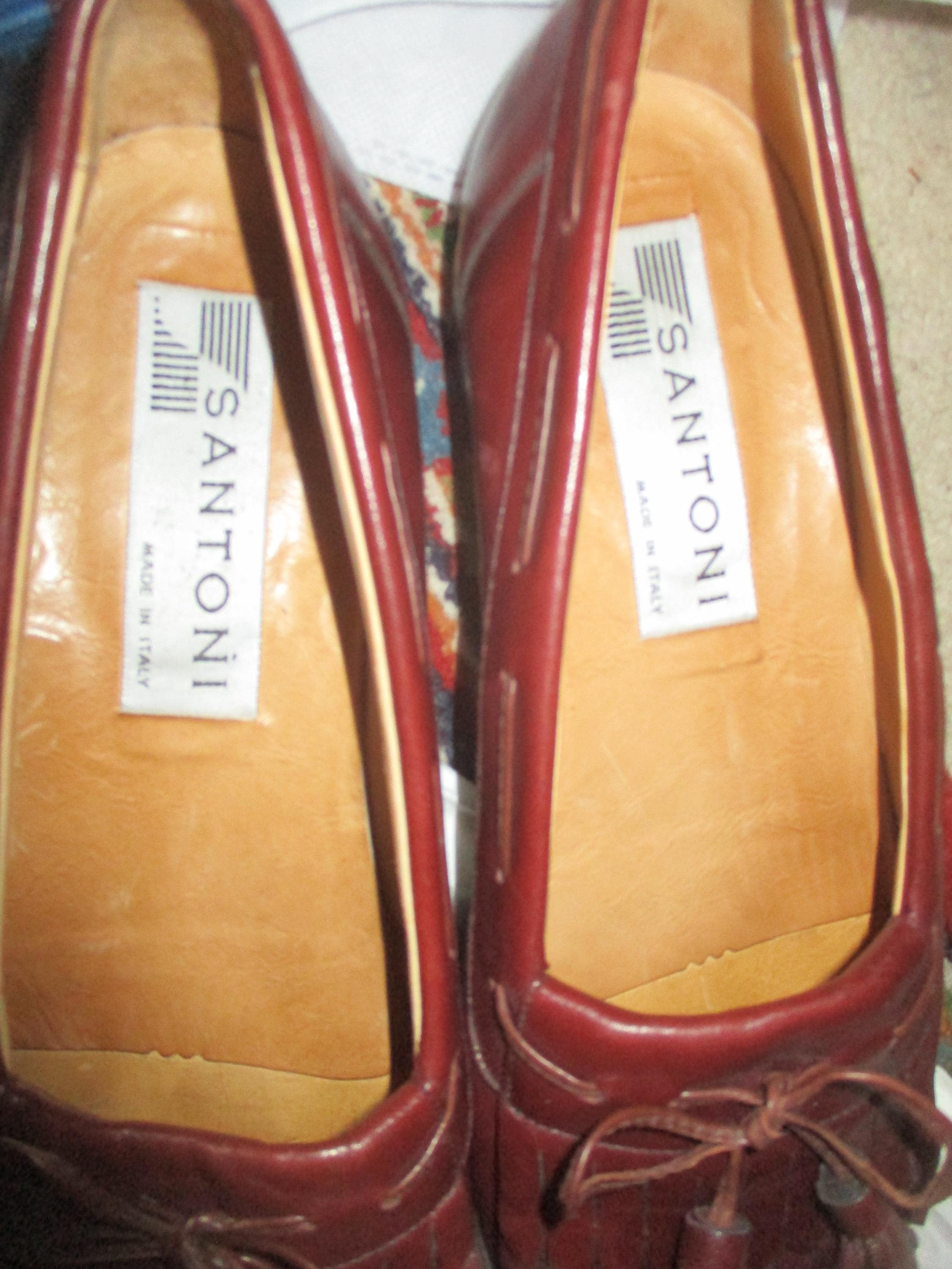 Santoni Leather Kiltie Tassel Loafers - Etsy Hong Kong