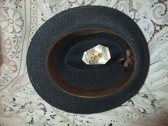 Resistol self conforming straw fedora size 7 1/8 - image 8