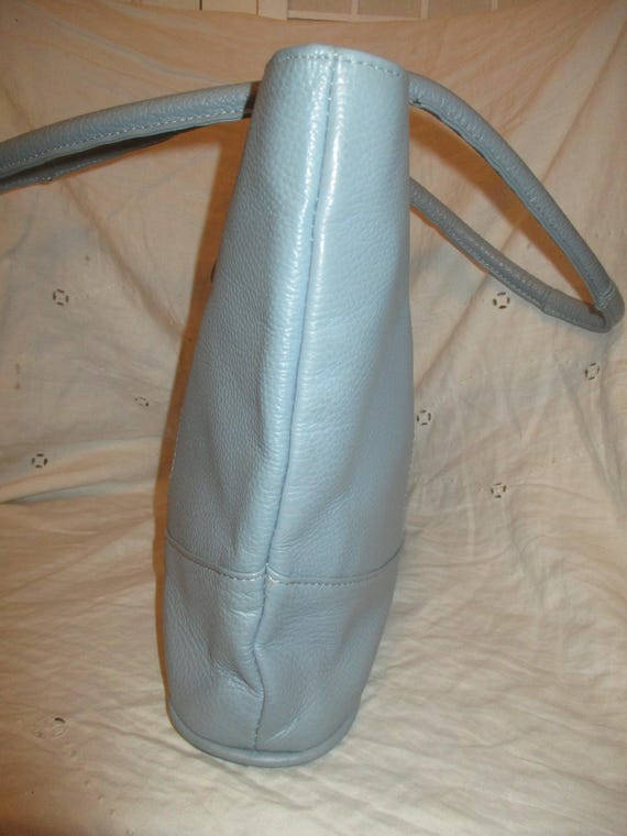 Ameri Leather pebbled leather tote bag - image 4