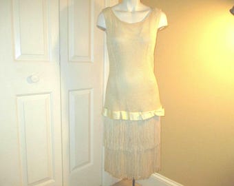 fringed flapper dress