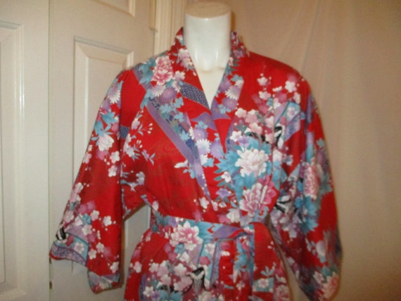 Sakurai Shoji kimono wrap robe - Gem