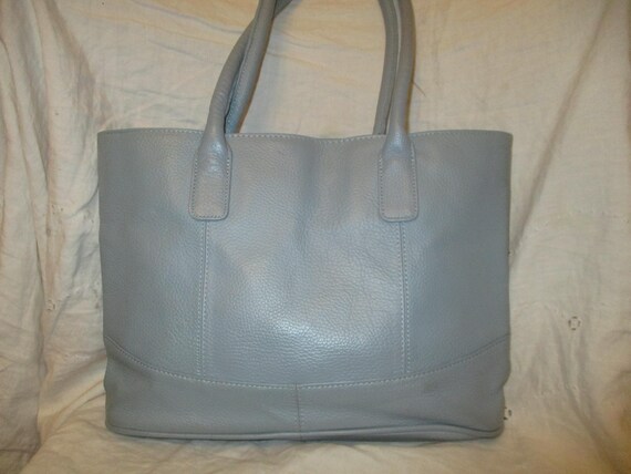 Ameri Leather pebbled leather tote bag - image 5