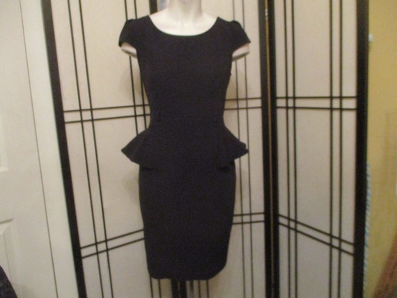 Carole Little knit peplum night out dress - image 1