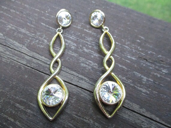 Bijoux New York Designs rhinestone dangle pierced earrings View 5