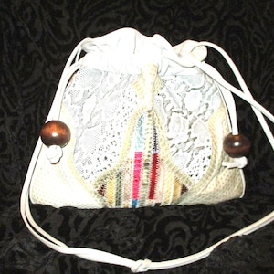 Bags by Jane patchwork leather drawstring shoulder bag