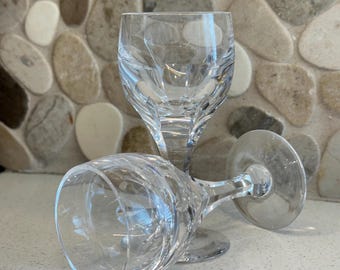 Atlantis Evora Crystal Cordial Glasses - Pair (2) Aperitif Glasses