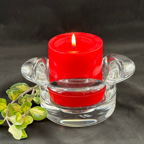 Chunky Crystal Pillar Candle Holder Etsy