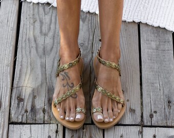 SAMPLE SALE SIZE 37, gladiator sandals greece, boho sandals, handmade leather sandals, boho sandals women, gift for her