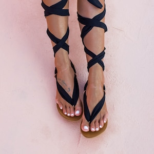 SIFNOS gladiator sandals women, Greek leather sandals, boho sandals, lace up sandals made in Greece, ankle wrap sandals, gift for her