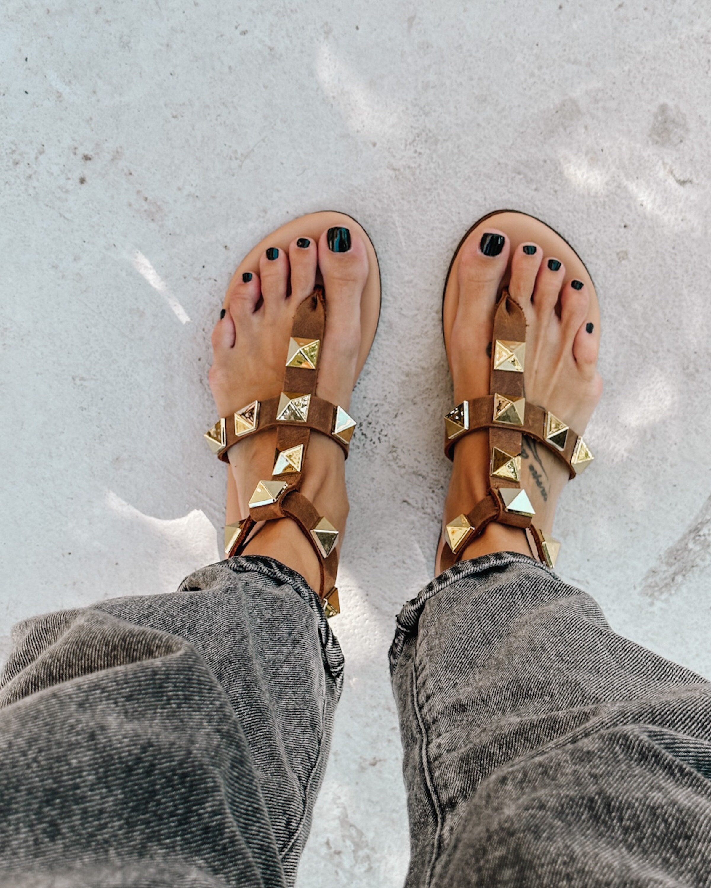 Sandals With Valentino Studs