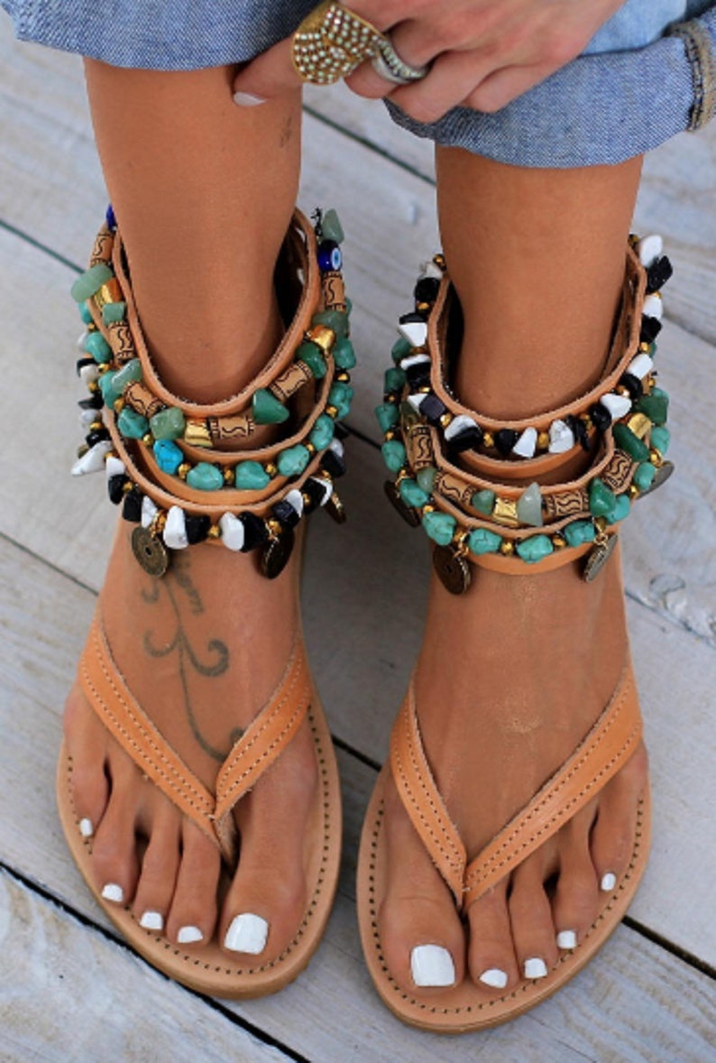 WANDERLUST Sandals Greek Leather Sandals Women Leather - Etsy