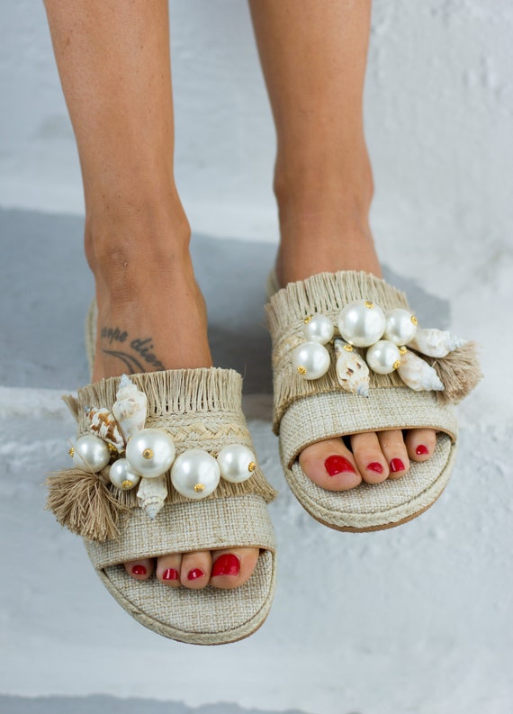 pearl sandals