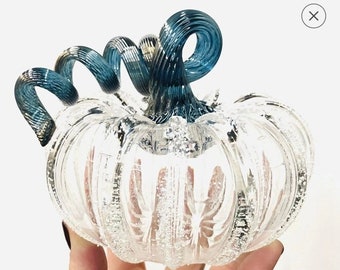 Icicle Glass Pumpkin Luke Adams