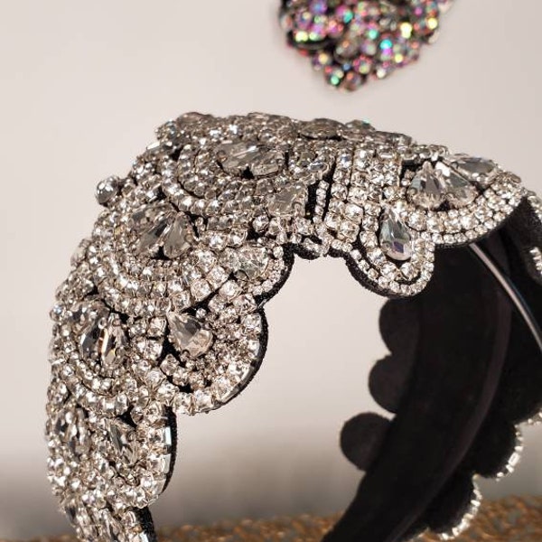 statement bridal headpiece