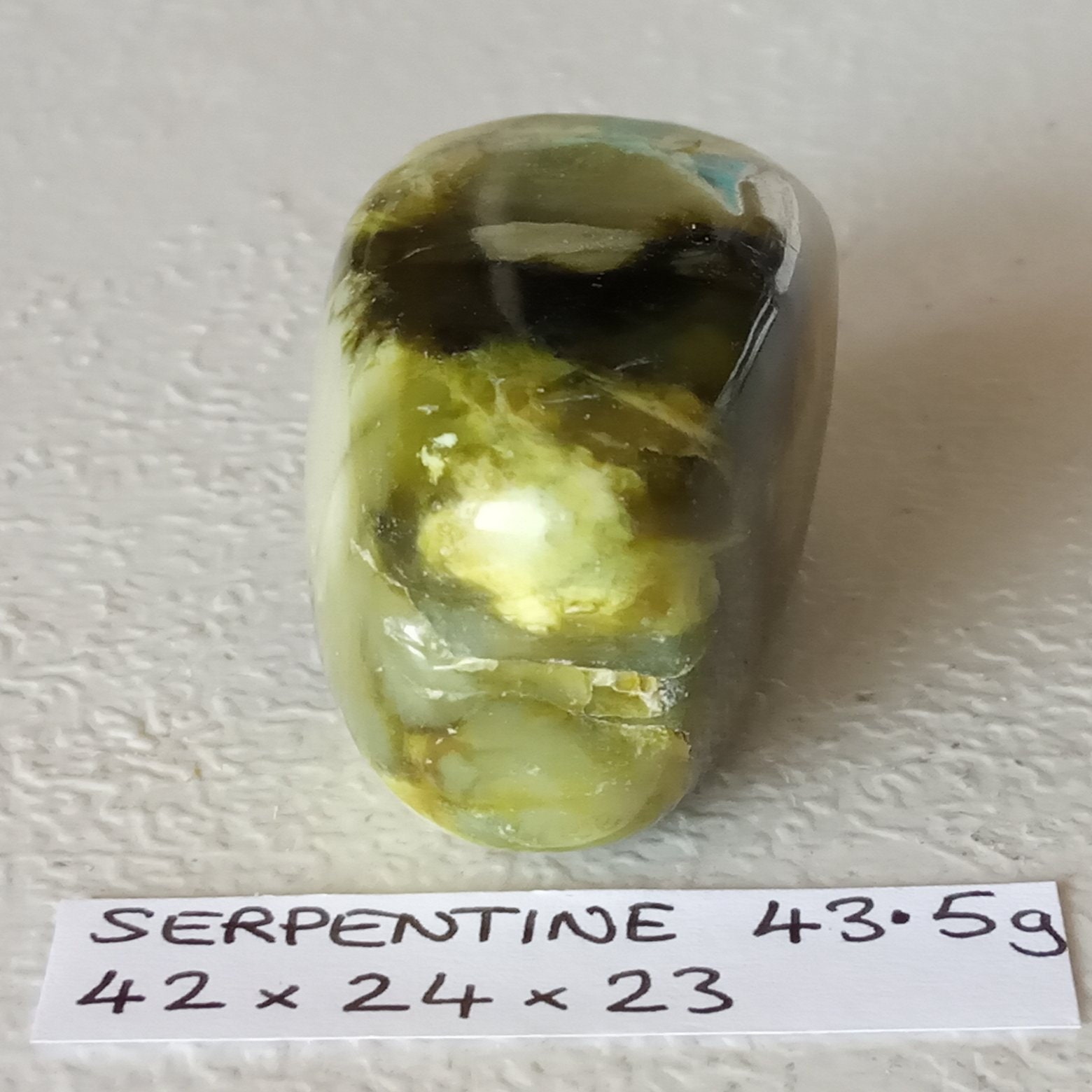 SERPENTINE 435 g naturale caduto pietra cristallo di Rocca Etsy