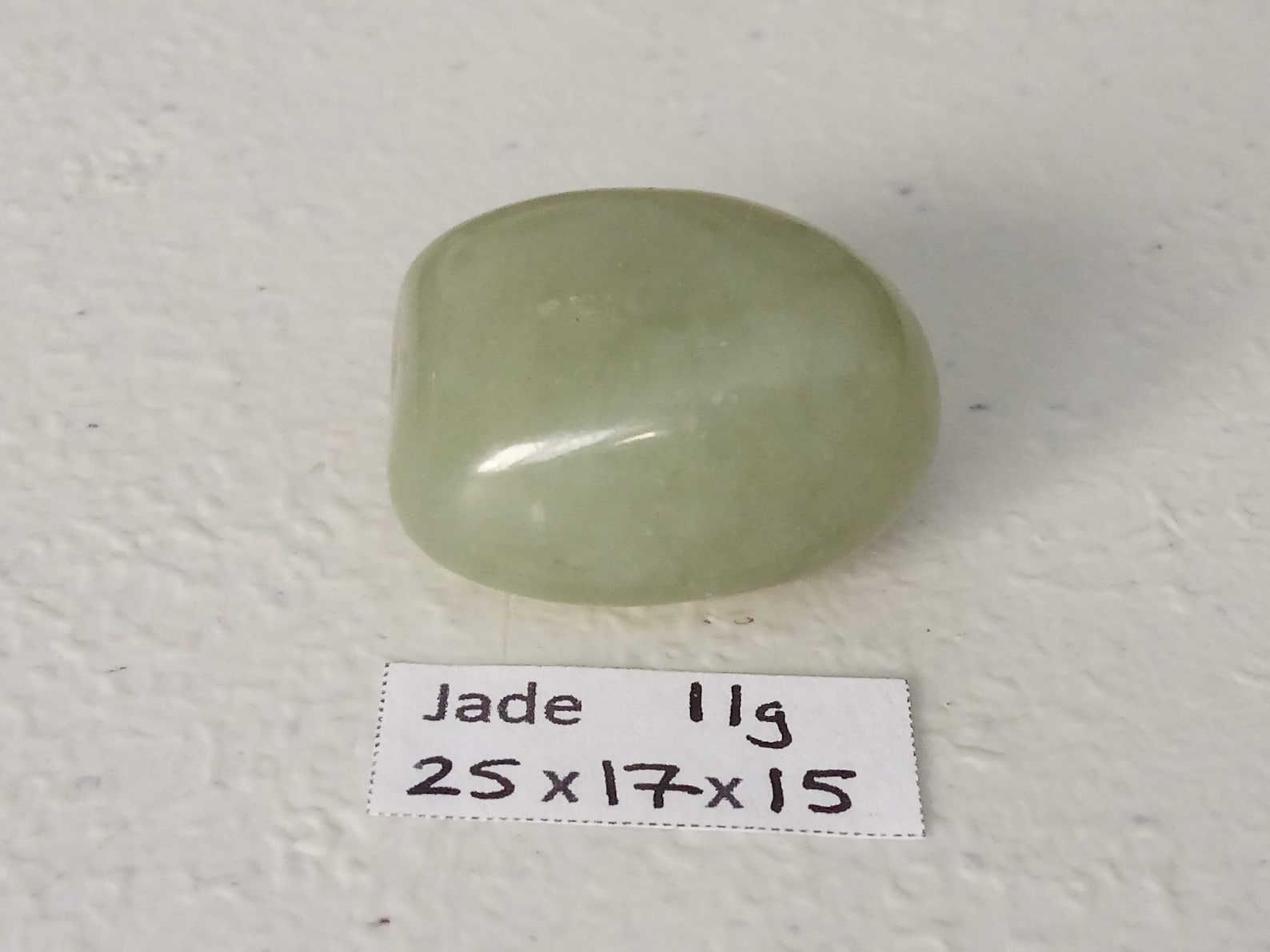 11g Natural Green NEPHRITE Jade / jadeite Quartz Tumbled Stone Etsy