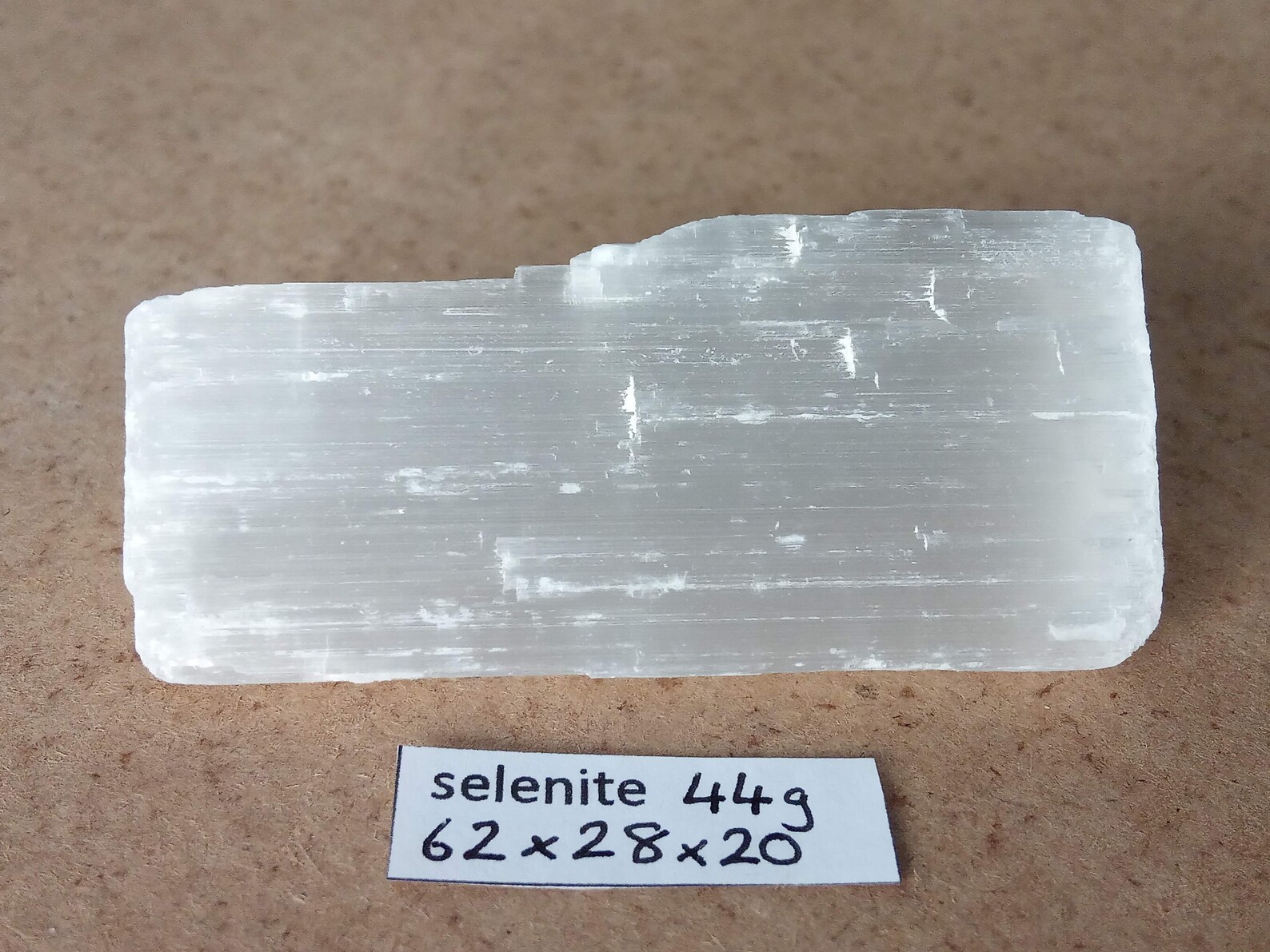 44g Selenita Blanca / SELENITA Palo Varita Áspero Espécimen | Etsy