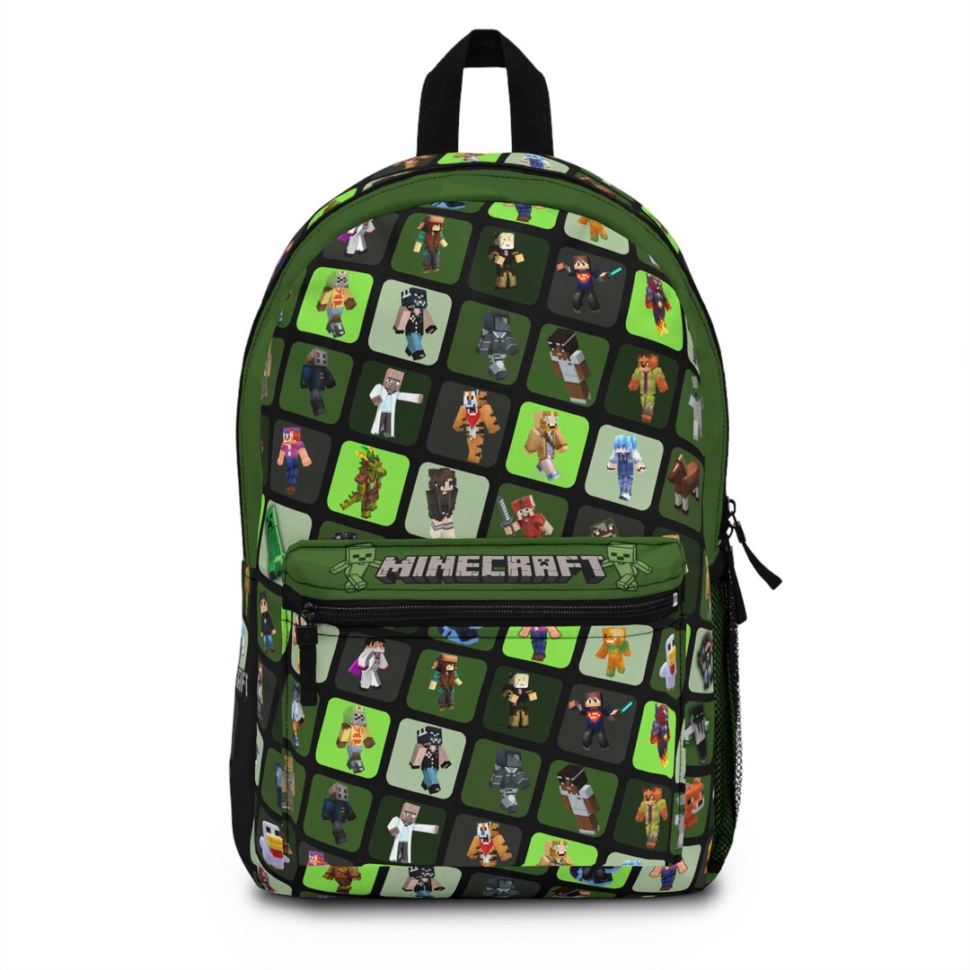 Minecraft Style 2 Backpack - Etsy