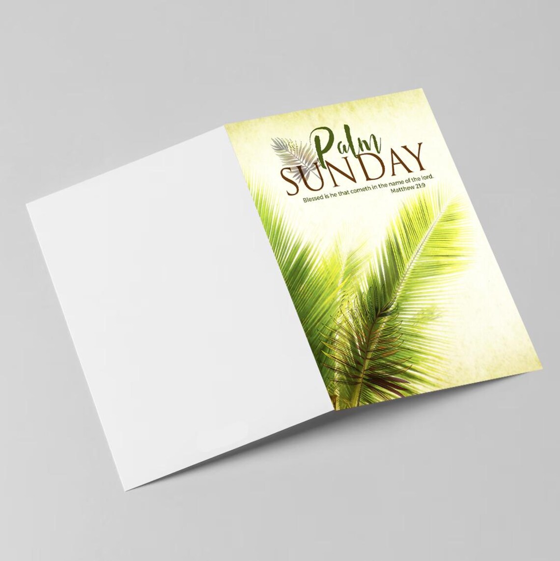 Palm Sunday - Hosanna in the Highest Bulletin Cover Digital Download - Etsy