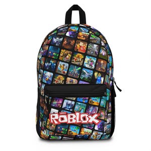 Sac à dos Roblox, sac à dos gaming, cartable pour enfants, sac à dos pour jeux vidéo, cadeau gamer, cartable de rentrée
