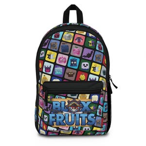 Blox Fruits Backpack - Anime Style Bag, Gaming School Backpack, Travel Knapsack, Kids Book Bag, Teen Gift