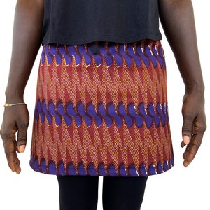 African Print Skirt Reversible Skirt With 2 Ankara Fabrics - Etsy