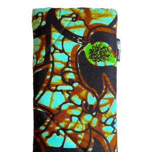 Etuis à lunettes en tissu wax ou pochette matelassée pour ranger lunettes soleil ou lunettes de vue