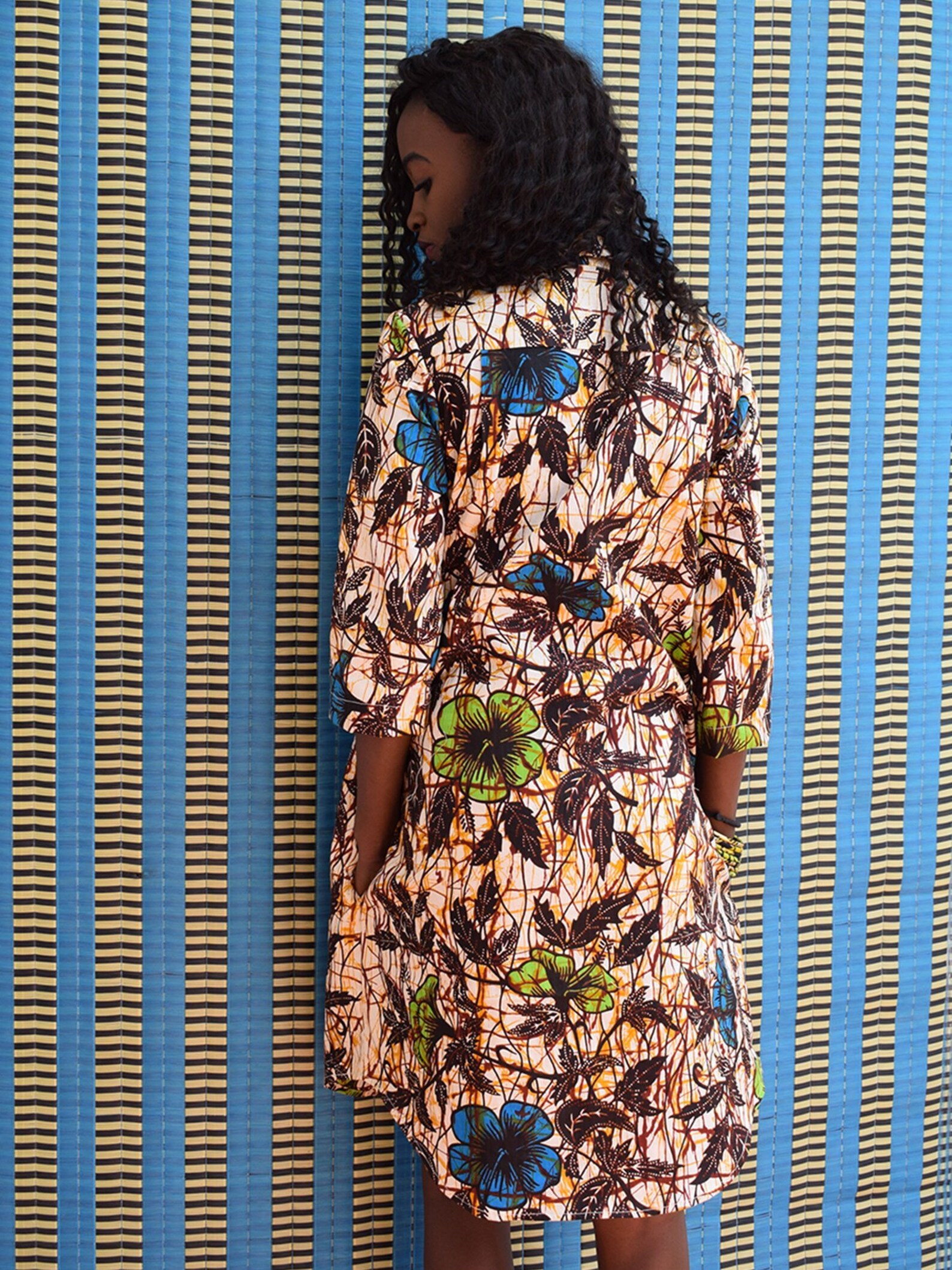 Dress Shirt ROMINA Large 3/4 Sleeves
