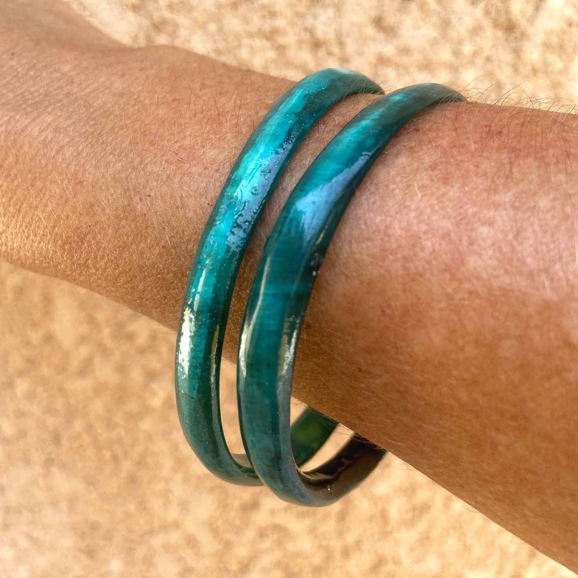 brass buffalo horn bangle バングル ブレスレット brass