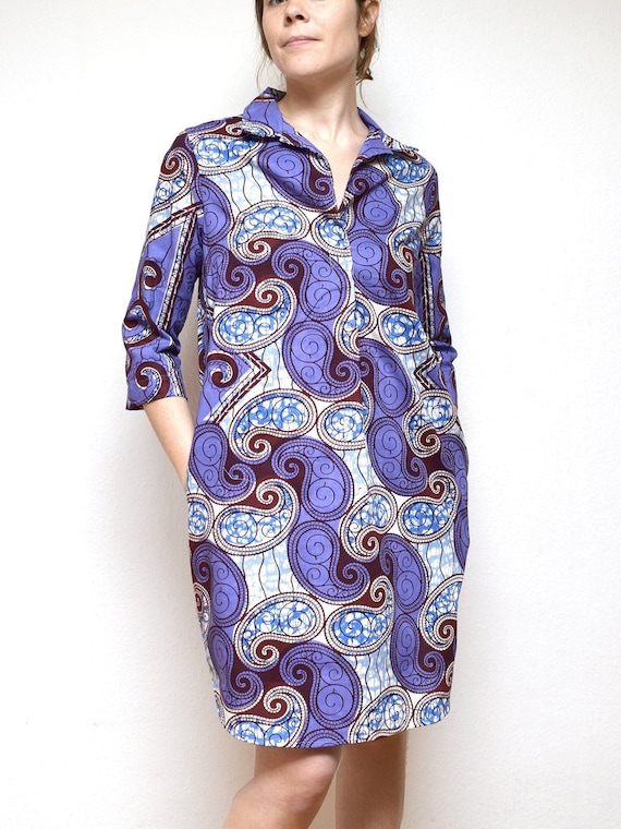 Vestido de camisa de mujer o camisa larga de verano en tela de - Etsy México Vestido de camisa de mujer o camisa larga de verano en tela de - Etsy México