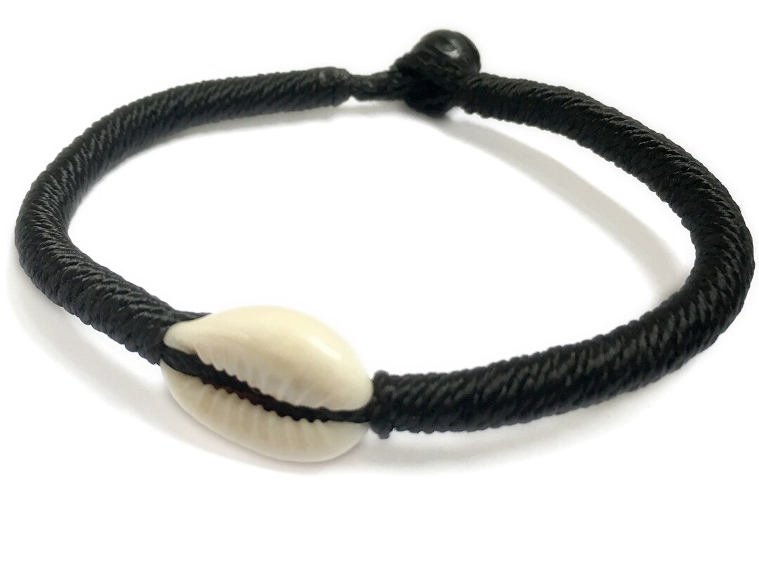 手作りカウリシェルブレスレット天珠で作りました。 カウリー