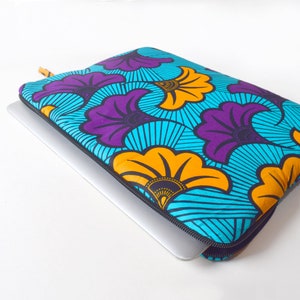 RuiDay Housse Pour Ordinateur Portable, Pochette Ordinateur Portable, Sac Fourre-Tout Matelassé, Compatible Avec Les Ordinateurs Portables De 13/14/15 Pouces (Bleu, S