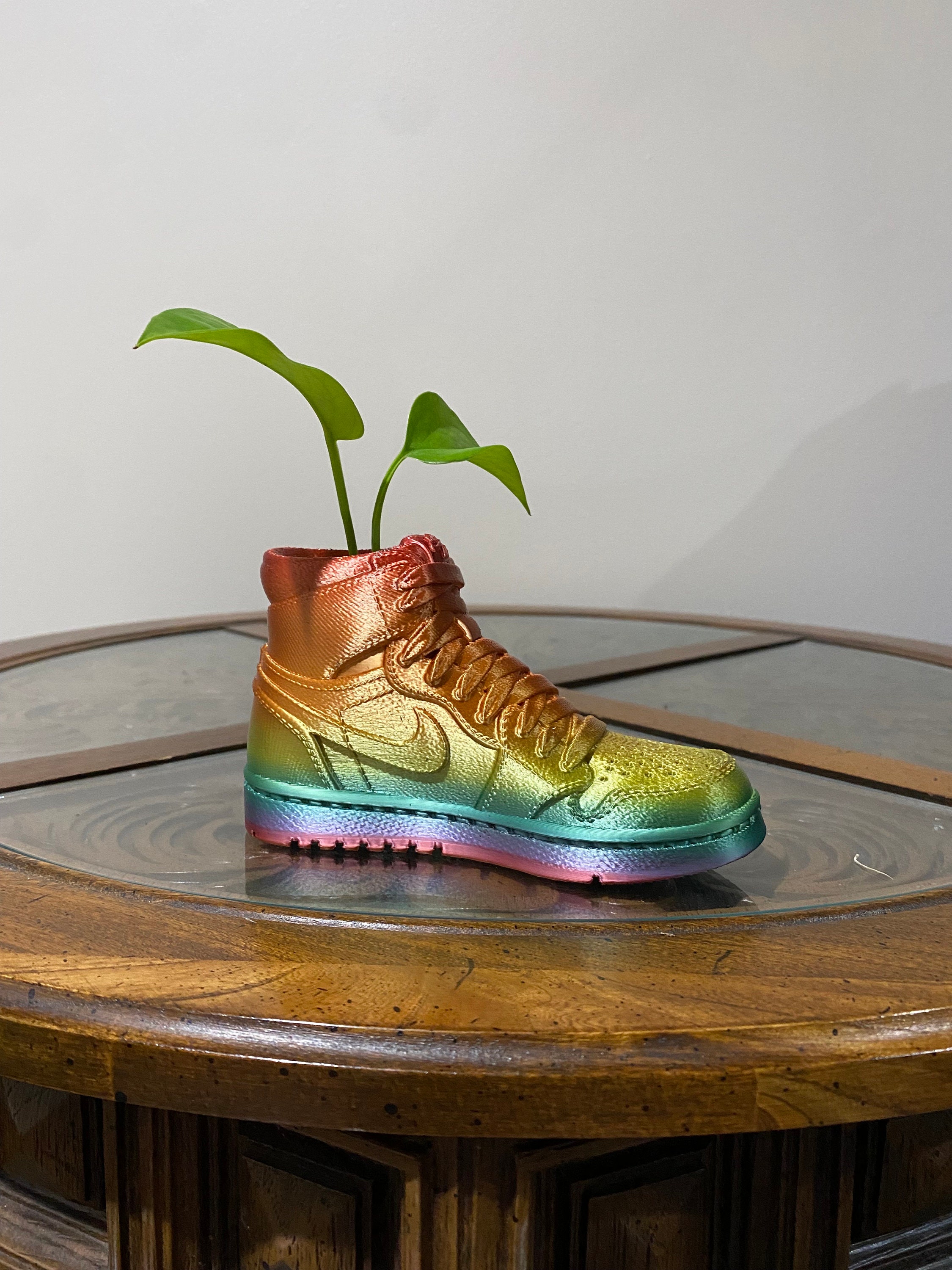 nike high top flower