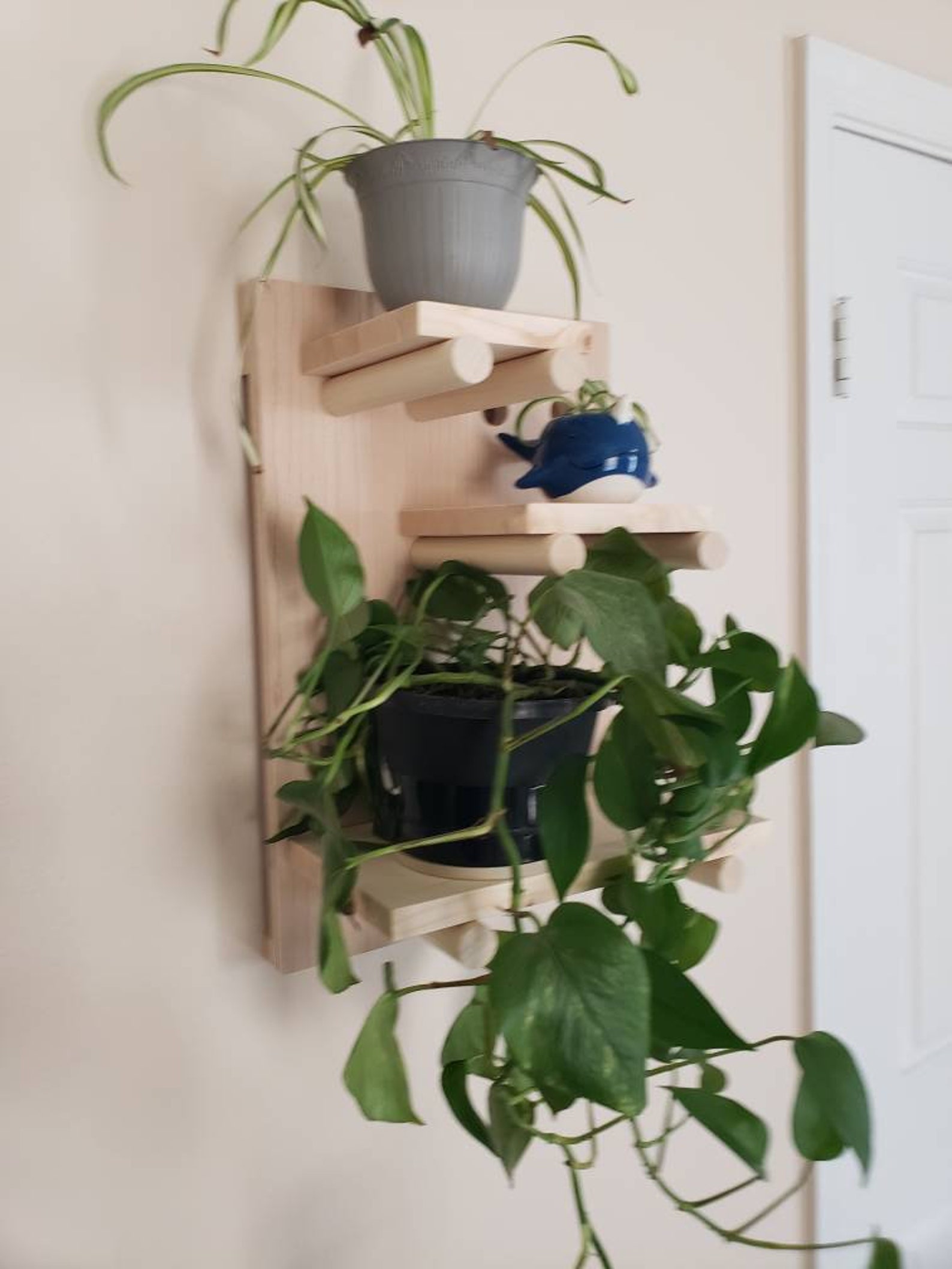 Plant Stand Plant Holder Wall Planter Pegboard Pegboard Etsy