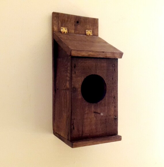 Items similar to Rustic birdhouse, gifts for him, pallet wood birdhouse