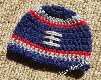 Patriots Hat, New England Patriots Hat, Baby Boy Football Hat, Boys Patriot Hat, Newborn Patriots Hat, Baby Boy Photo Prop, Crochet Hat