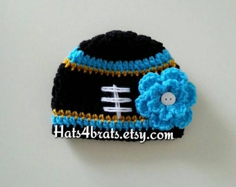 Jacksonville jaguars crochet hat.