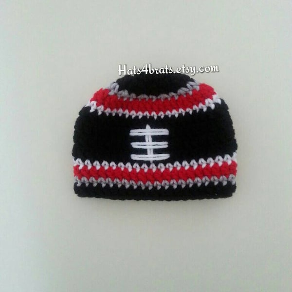 Atlanta Falcons Crochet Hat, Falcons Baby Hat, Atlanta Falcons Photo Prop , Football Hat, Newborn Atlanta Falcons, Infant Atlanta Falcon Hat